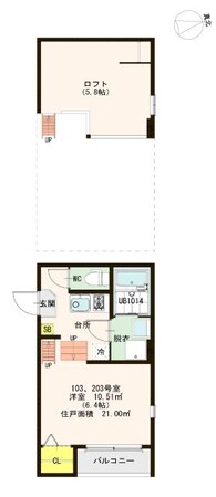 ロイヤルオーク小路の物件間取画像